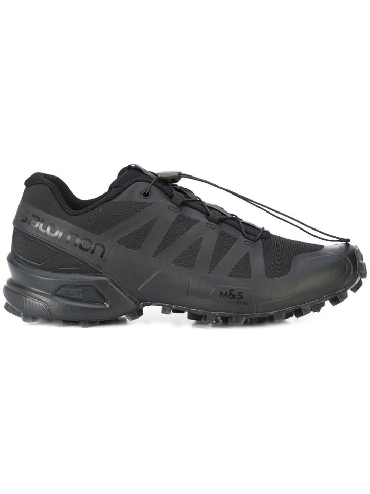 11 By Boris Bidjan Saberi Lace-less Running Trainer - Black