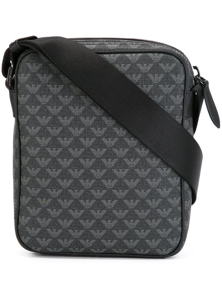 Emporio Armani Logo Patterned Crossbody Bag