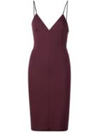 T By Alexander Wang - Lux Ponte Fitted Dress - Women - Polyamide/polyester/spandex/elastane/rayon - M, Pink/purple, Polyamide/polyester/spandex/elastane/rayon