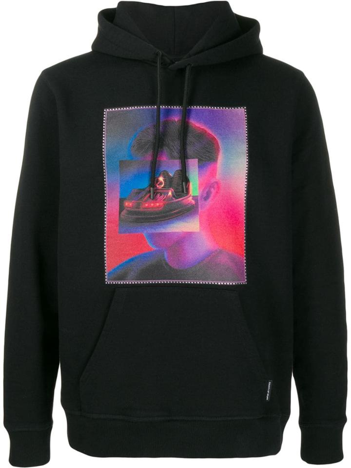 Marcelo Burlon County Of Milan Bumper Car Print Hoodie - Black