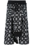 Ktz Monogram Tied Up Shorts - Black