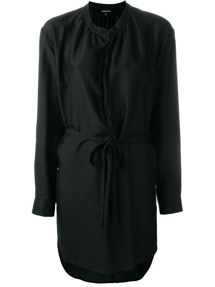 Ann Demeulemeester Belted Shirt Dress