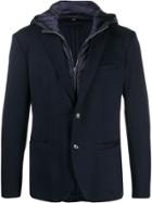 Emporio Armani Detachable Layered Blazer - Blue