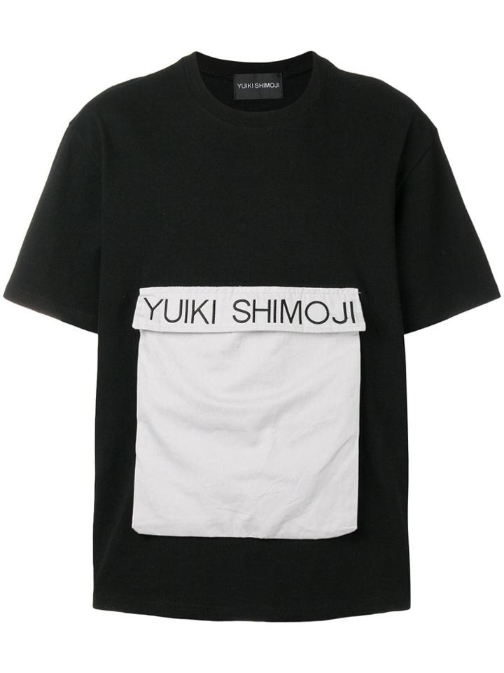 Yuiki Shimoji Flap Pocket T-shirt - Black