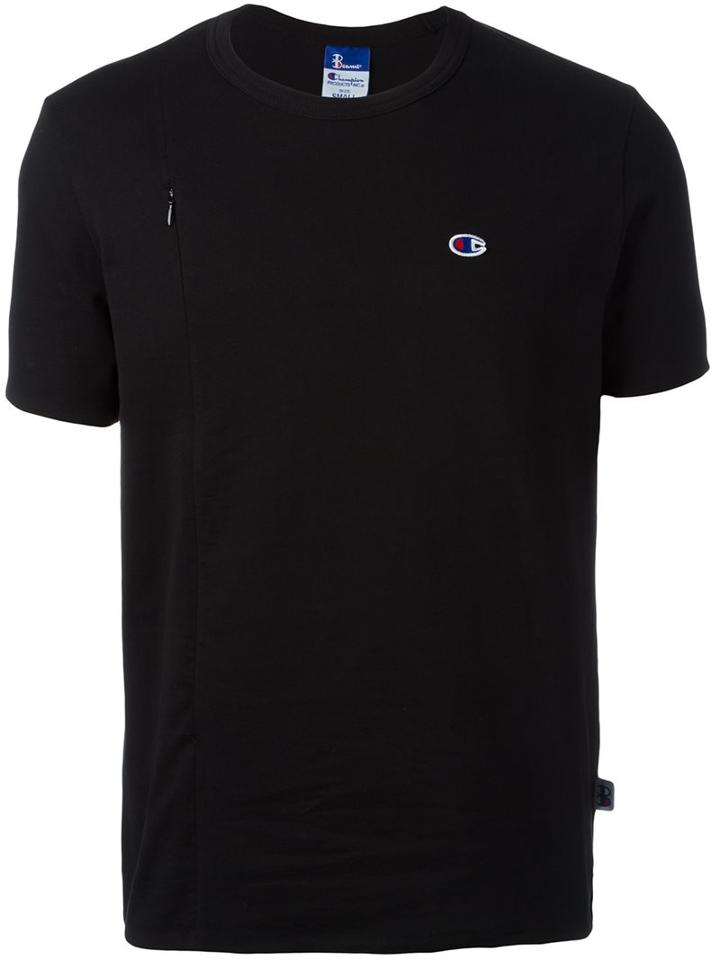 Champion 'champion X Beams' T-shirt, Men's, Size: Medium, Black, Cotton