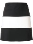 Giorgio Armani Pre-owned Striped Mini Skirt - Black