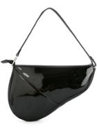We11done Slit Pocket Shoulder Bag - Black