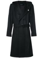 Yohji Yamamoto Hooded Coat - Black