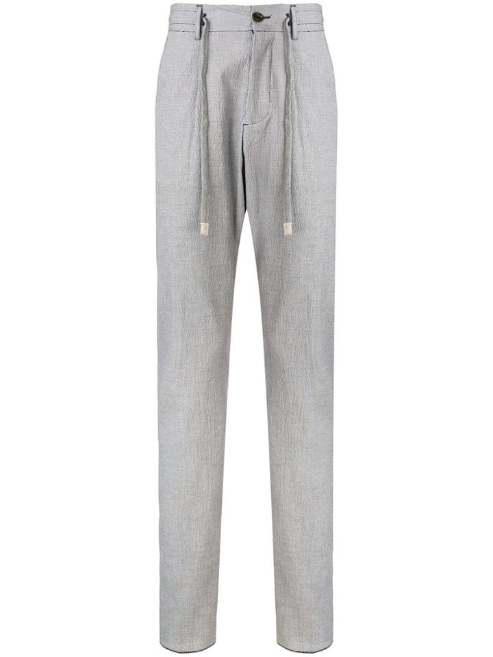 Eleventy Drawstring Waist Chinos - Grey