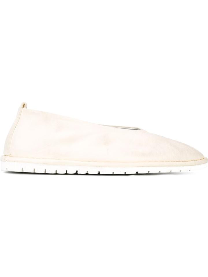 Marsèll Rubber Sole Slippers, Women's, Size: 40, Nude/neutrals, Calf Leather/leather/rubber