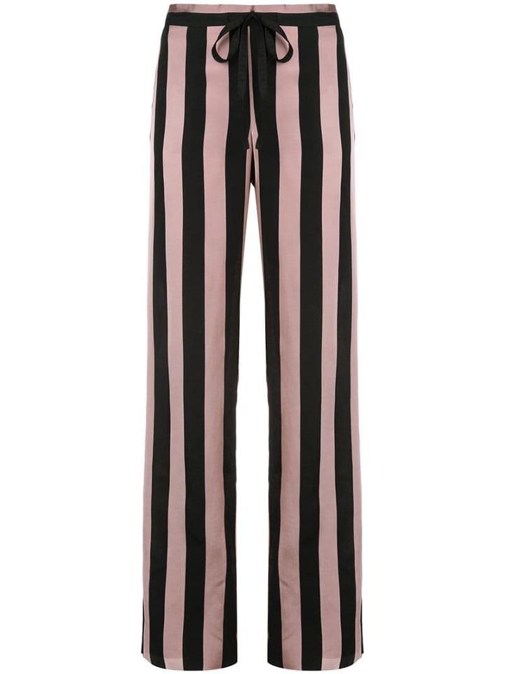 Marques'almeida Striped High Waisted Trousers - Pink