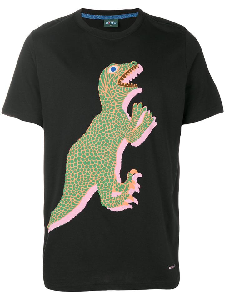 Ps By Paul Smith Dinosaur Short Sleeved T-shirt - Black