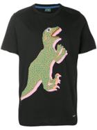 Ps By Paul Smith Dinosaur Short Sleeved T-shirt - Black