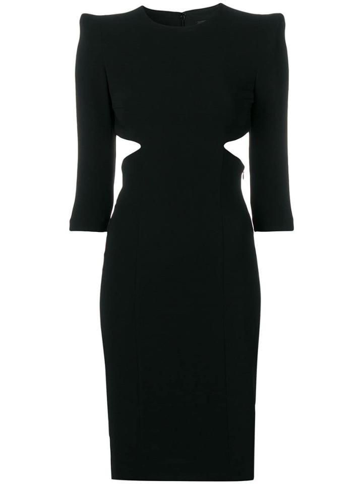 Dsquared2 Cut-out Details Midi Dress - Black