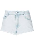 Stella Mccartney Cut-off Denim Shorts - Blue