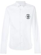 Versace Jeans - Classic Shirt - Men - Cotton/spandex/elastane - 48, White, Cotton/spandex/elastane