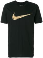 Nike Swoosh Snakeskin Print T-shirt - Black