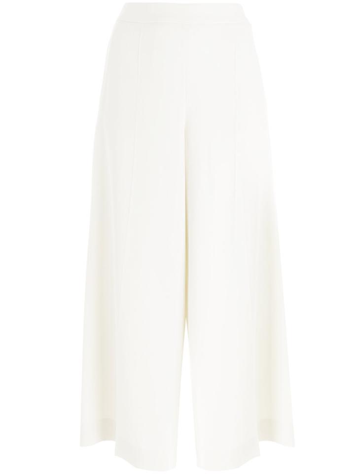 Salvatore Ferragamo - Wide Leg Culottes - Women - Acetate/viscose - 42, Nude/neutrals, Acetate/viscose