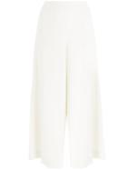 Salvatore Ferragamo - Wide Leg Culottes - Women - Acetate/viscose - 42, Nude/neutrals, Acetate/viscose
