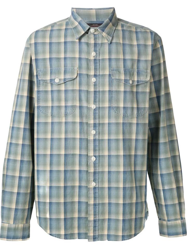 Rrl Check Print Shirt