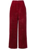 Uma Wang Wide Leg Trousers - Red