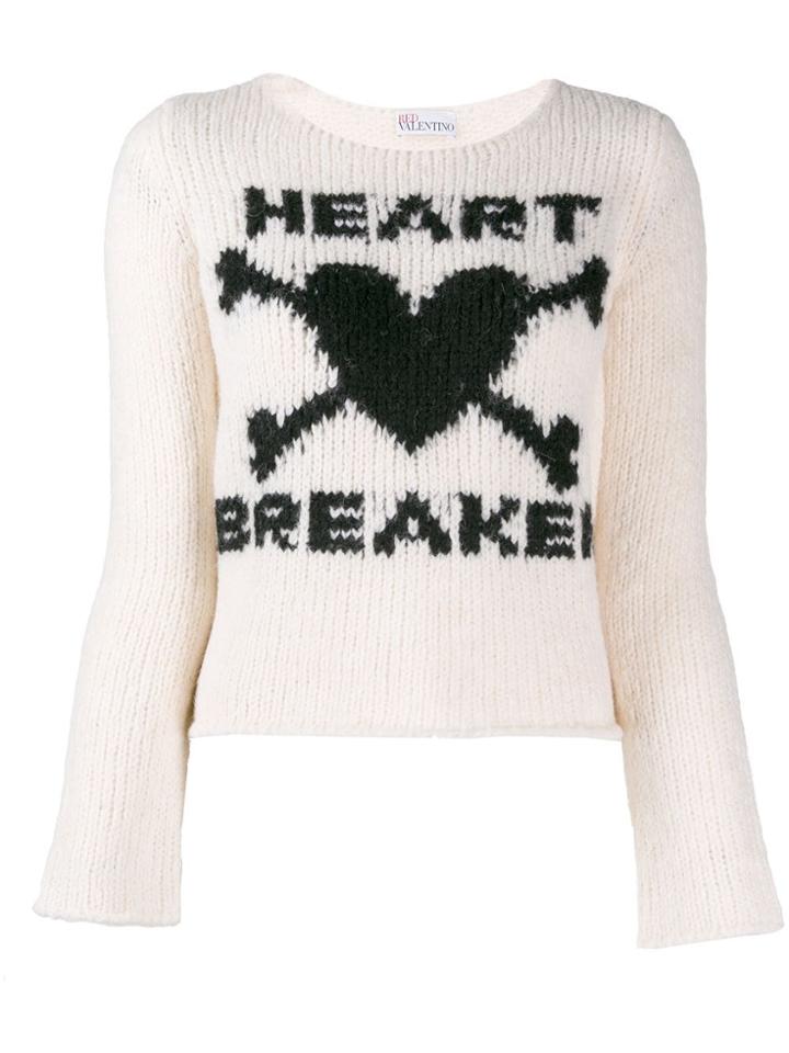 Red Valentino Heart Breaker Jumper - Neutrals