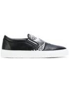 Marcelo Burlon County Of Milan 'asher' Slip-on Sneakers - Black