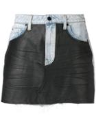 Alexander Wang Combined Mini Skirt - Black