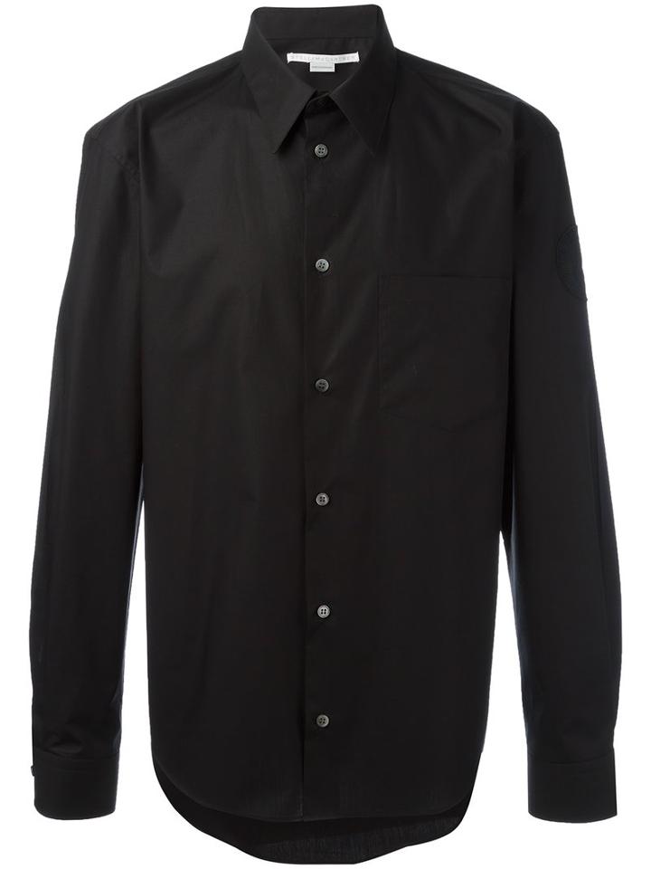 Stella Mccartney Classic Oxford Shirt, Men's, Size: 42, Black, Cotton
