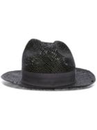 Super Duper Hats Woven Hat, Women's, Black, Paper Yarn