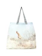 Marios Giraffa Print Tote - Green