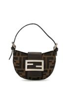 Fendi Pre-owned Zucca Mamma Baguette Mini Hand Bag - Brown