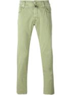 Jacob Cohen Slim Jeans, Men's, Size: 33, Green, Cotton/spandex/elastane