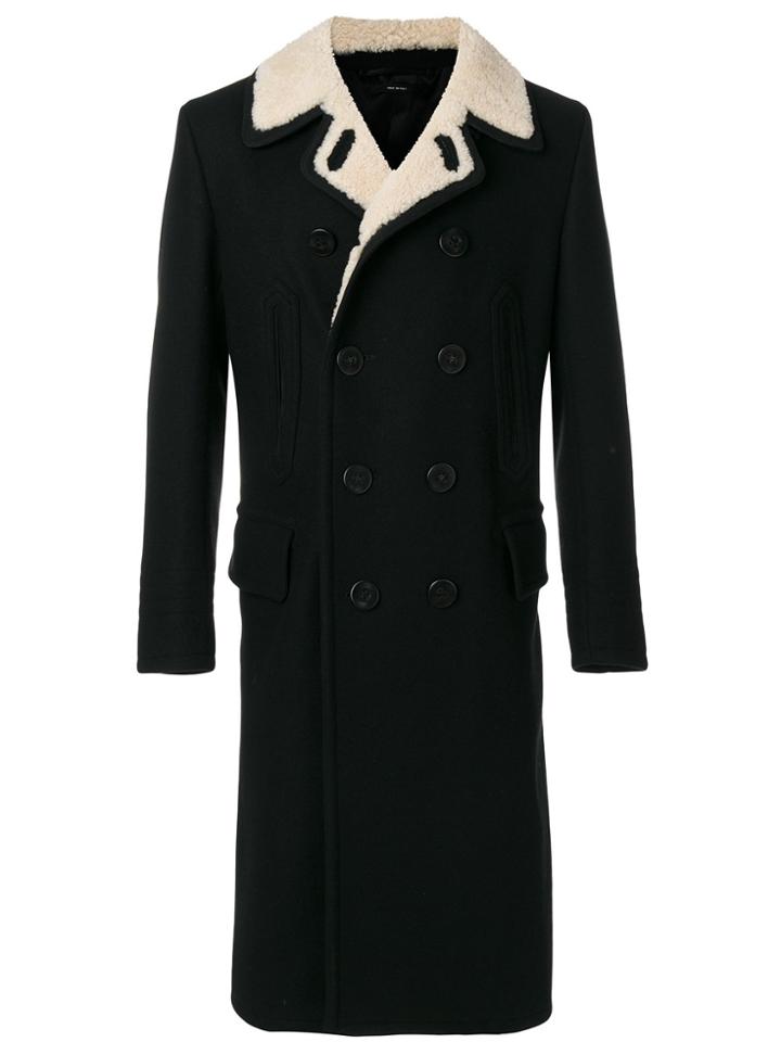 Tom Ford Shearling Coat - Black