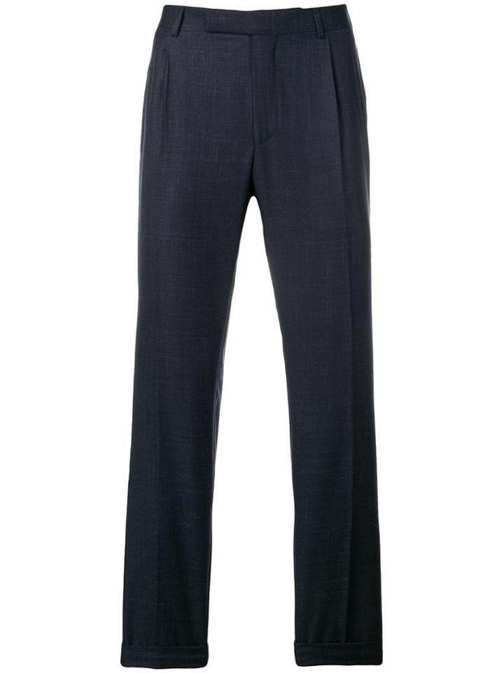 Ermenegildo Zegna Tailored-fit Trousers - Blue