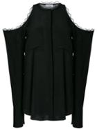 Sonia Rykiel Oversized Cold Shoulder Blouse - Black