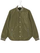 Stella Mccartney Kids Plaid Check Reversible Jacket - Green
