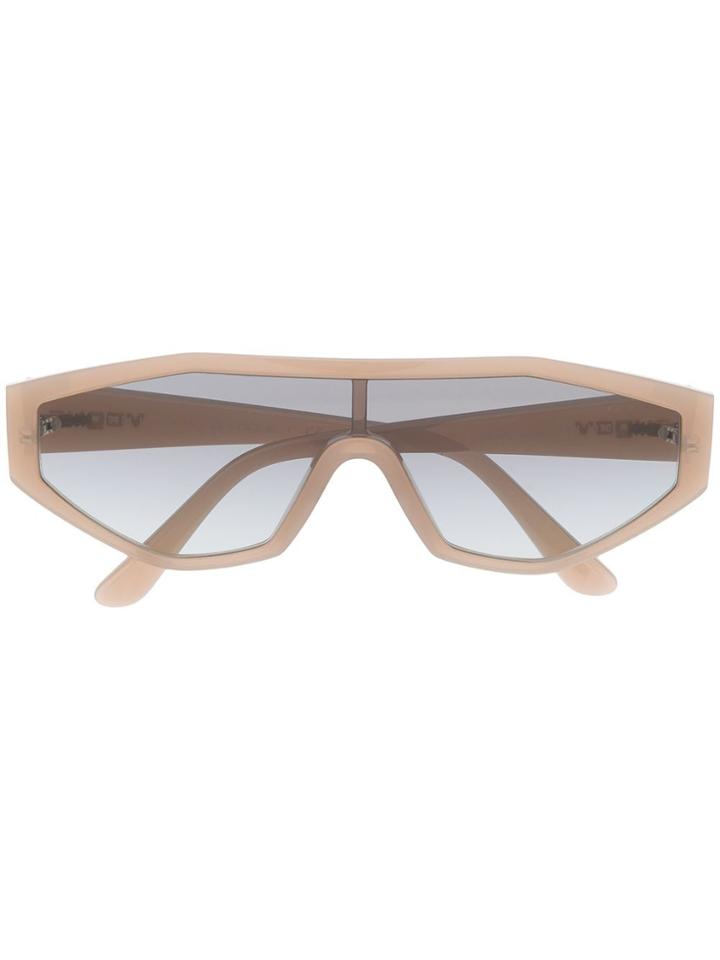 Vogue Eyewear X Giga Hadid Oversized Sunglasses - Neutrals