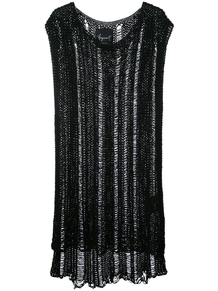 Fagassent Rough Construction Knit Jumper - Black