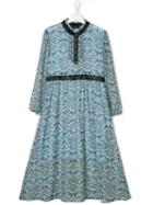 John Richmond Junior Paisley Print Dress - Blue