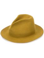 Horisaki Design & Handel - Burnt Edge Hat - Unisex - Rabbit Felt - M, Green, Rabbit Felt