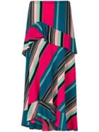 Etro Striped A-line Skirt - Blue