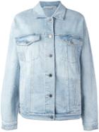 Stella Mccartney Embroidered Star Denim Jacket, Women's, Size: 36, Cotton/spandex/elastane