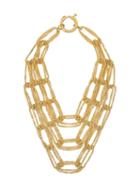 Rosantica Tri Chain-link Necklace - Gold