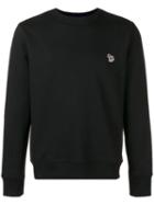 Ps Paul Smith Embroidered Logo Sweatshirt - Black