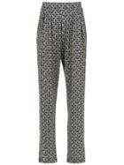 Andrea Marques Printed Straight Trousers - Multicolour