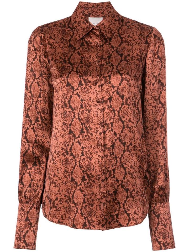 Cinq A Sept Python Isha Top - Red