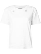 Saint Laurent Cut Out Stars T-shirt - White