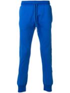 Les (art)ists Logo Side Stripe Track Trousers - Blue
