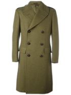 The Gigi Double Breasted Coat, Men's, Size: 50, Green, Viscose/wool